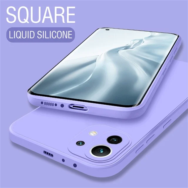 

Straight Edge Liquid Phone Case For Oppo F19 A11X A15 A15S A52 A72 A92 A5 A9 2020 A8 A31 Reno 5 5K 6 5Z Pro Plus 4G 5G TPU Cover