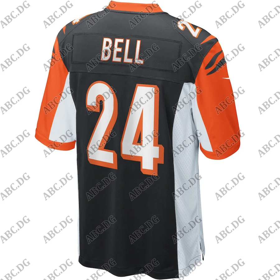 

Men Women Kid Youth Cincinnati Vonn Bell Black Game Jersey