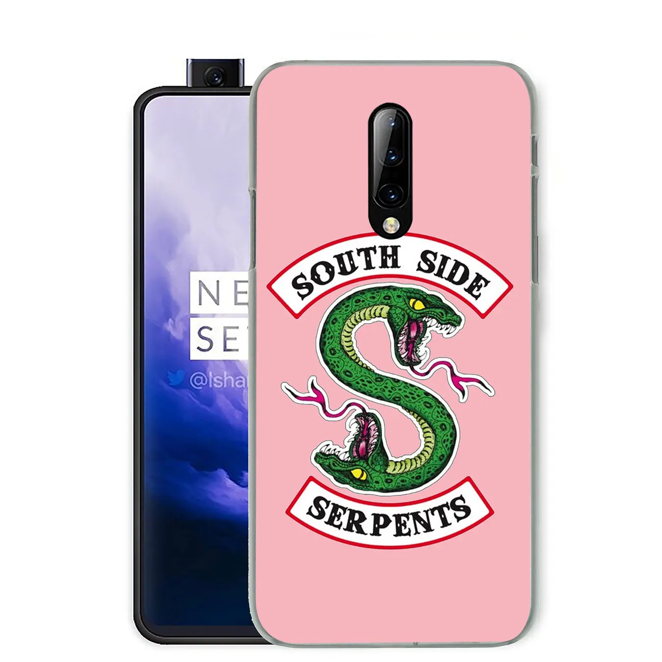 Ханука &quotSouth Side serpents&quot Жесткий Пластик сотовый Чехол для телефона Oneplus 7 7T Pro 6 6T