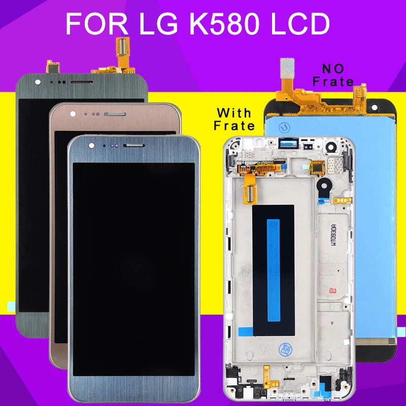 HH K580 дисплей для LG X Cam Lcd сенсорный экран дигитайзер сборка 5 2 дюймов запасная