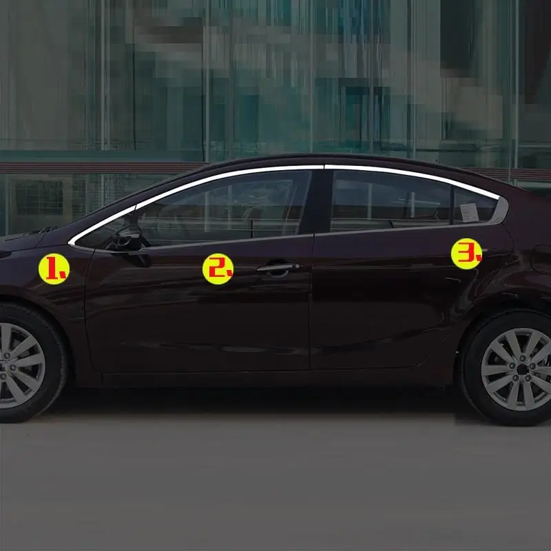 Automovil декоративные окна педаль ручка двери внешние украшения молдинги обложки