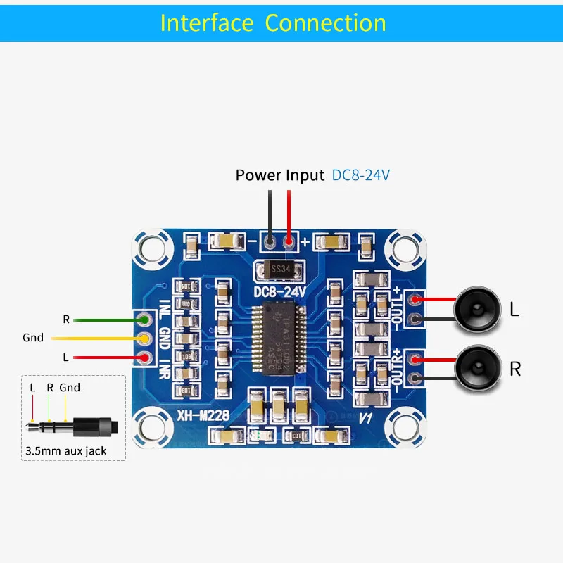 Tpa3110 xh a232 схема