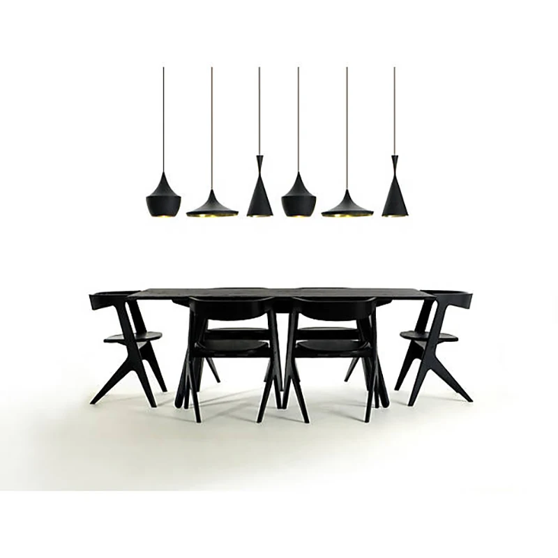 

IKVVT Modern LED Pendant Lights Indoor Lighting Dining Room Lamp Black Minimalist Pendant Lamps Home Decoration Lighting E27