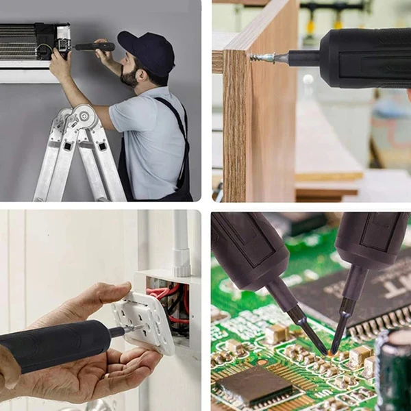 

Mini Multi-Function Electric Screwdriver with C Cable rechargeable 75mm DIY for Circuit Bicycle Repair Tool Parts