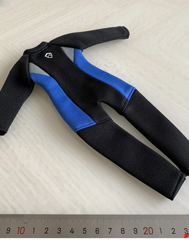 

1/6 Male Doll Diving Set Clothing Accessories Men's Wetsuit Jumpsuit for 12" Action Figure Body