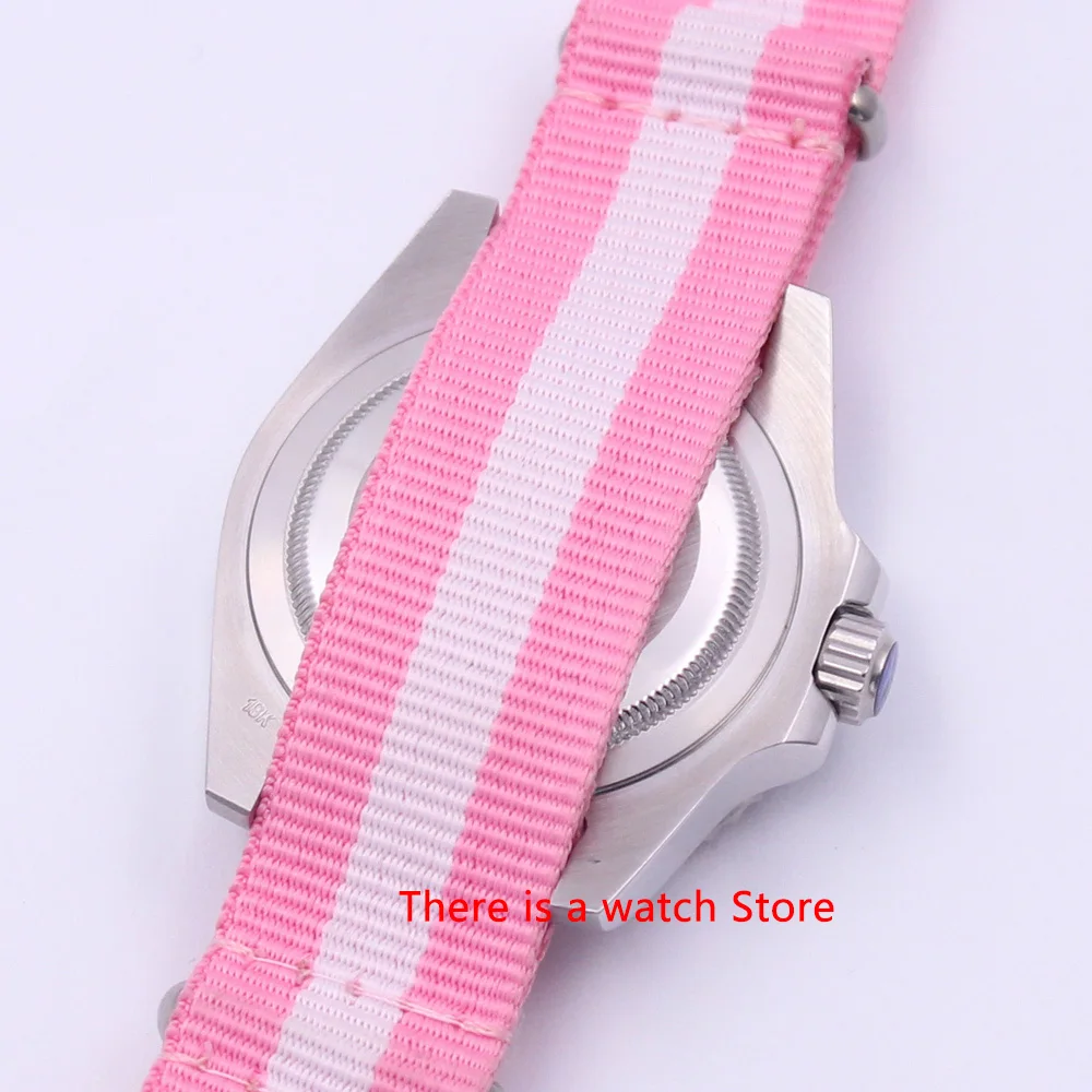 

Bliger 40mm Automatic Mechanical Men Watch Luxury Sapphire Crystal Watch Luminous Waterproof Nylon Strap Calendar Wristwatch Men