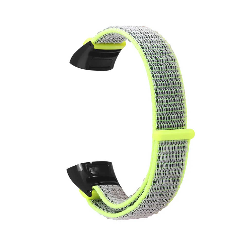 Green Нейлоновый ремешок на запястье для huawei Honor Band 5/4, ремешок для умных часов, сменный мужской Т-образный ремешок, женские и мужские спортивные часы, браслет, 19Sep - Цвет: Green