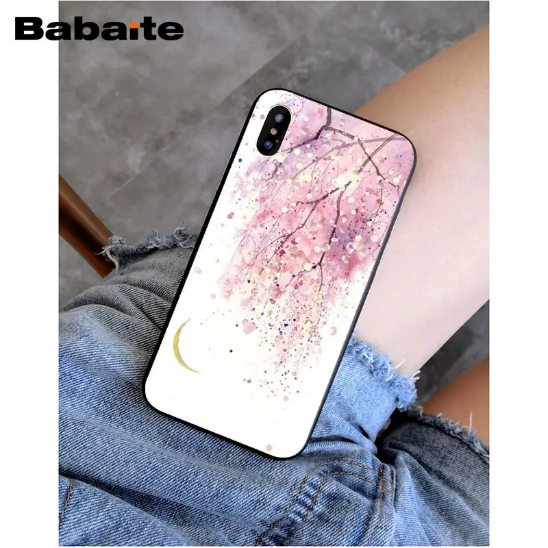 Чехол для телефона Babaite с акварелью цветком одуванчиком лотосом лавандой Apple iPhone 8