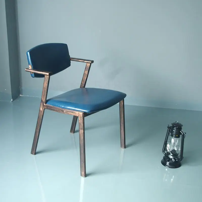 Кованое железо старый промышленный стиль ресторан Кафе Студия стул Повседневная