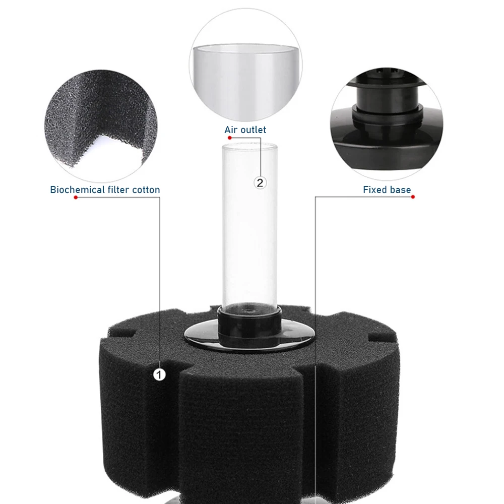 Аквариумный Губчатый Фильтр аквариумный фильтр скиммер биохимический водные