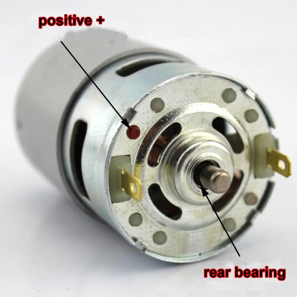 DC 12V 24V 10000 19800 RPM RS 775 высокоскоростной большой крутящий момент мотор шариковый