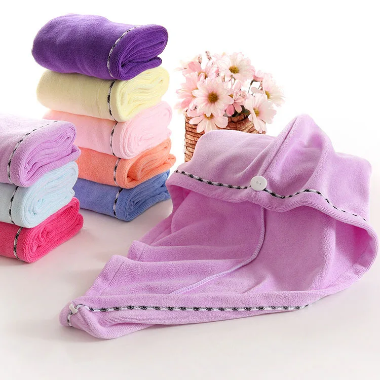 Полотенце для сушки волос из микрофибры твист длинных полотенце быстро сохнет