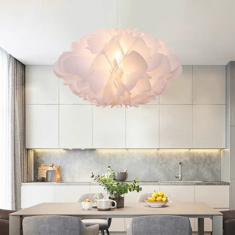 

Современные Простые светильники для столовой, теплая романтическая креативная индивидуальная акриловая светодиодная люстра в форме облак...