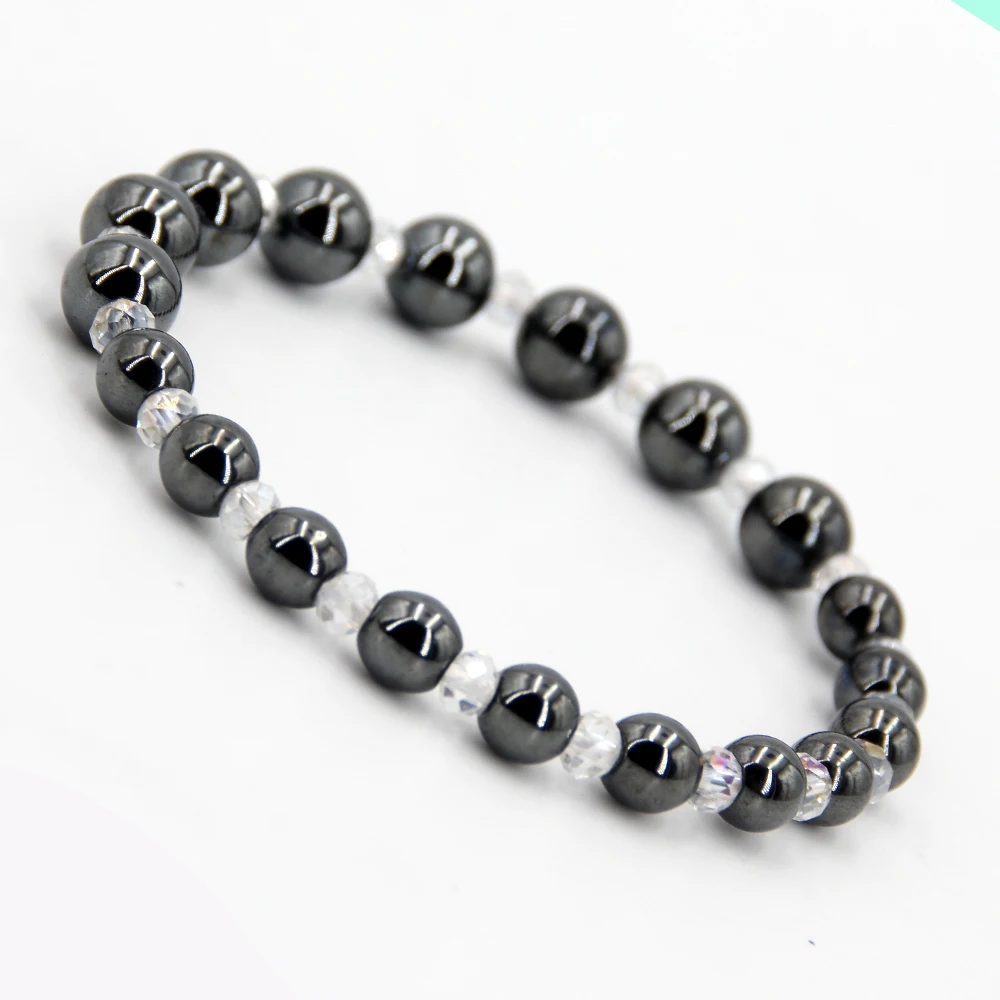 

bransoletki damskie,Rose red Bracelet woman Glass bead,Natural Blackstone Black female Bracelet,best sellers women,Fashion lady