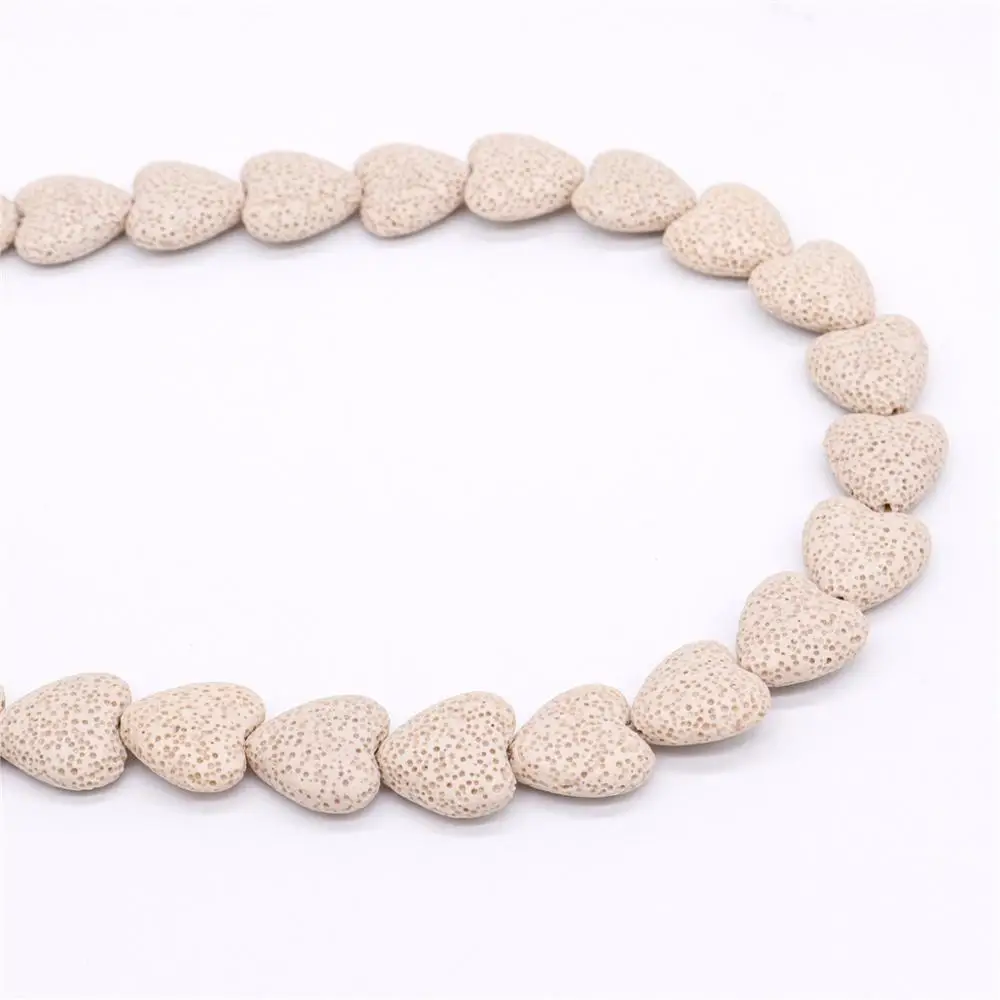 8 сезонов лавовые (натуральные) бусины милое сердце красочные самодельные