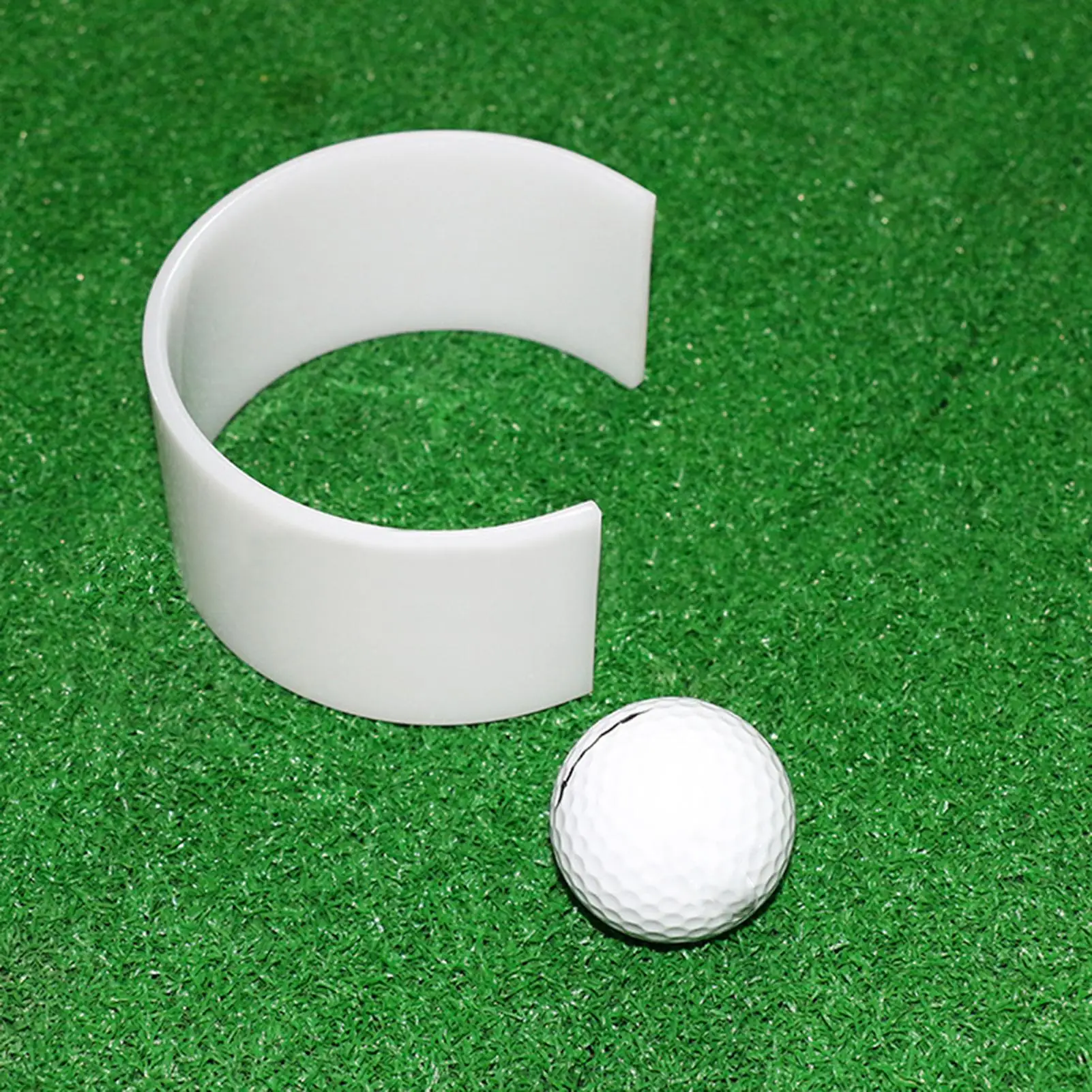 

Outdoor Garden Golf Semicircle Hole Cup Ring Hitting Pitching Putt Training Aid