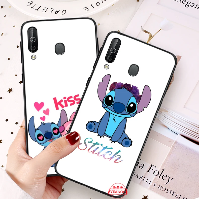 Тематика Лило и Стич Новинка Fundas Мягкий силиконовый чехол для samsung A3 A5 A6 плюс A7 A8 A9