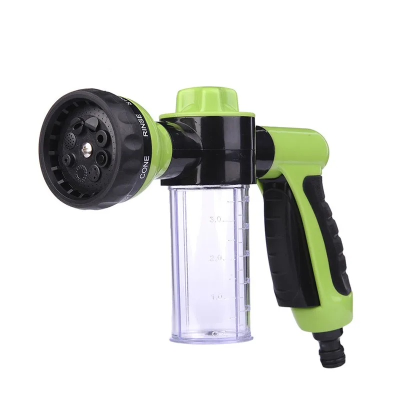 

New Car Washing Foam Green Water Gun Car Washer Portable Durable High Pressure For Car Washing Nozzle Spray DropShipping