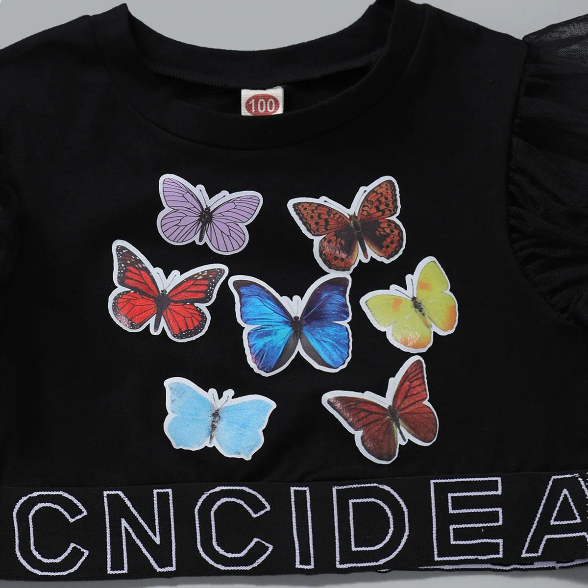 Одежда для маленьких девочек Модное чистая женский костюм из пряжи детей нового