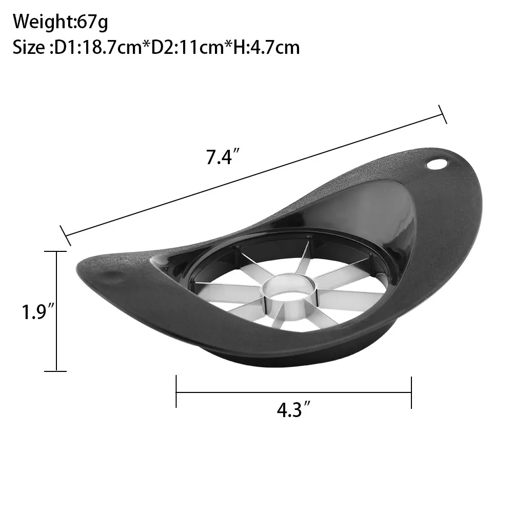 Творческий из нержавеющей стали яблоко резка артефакт кухня