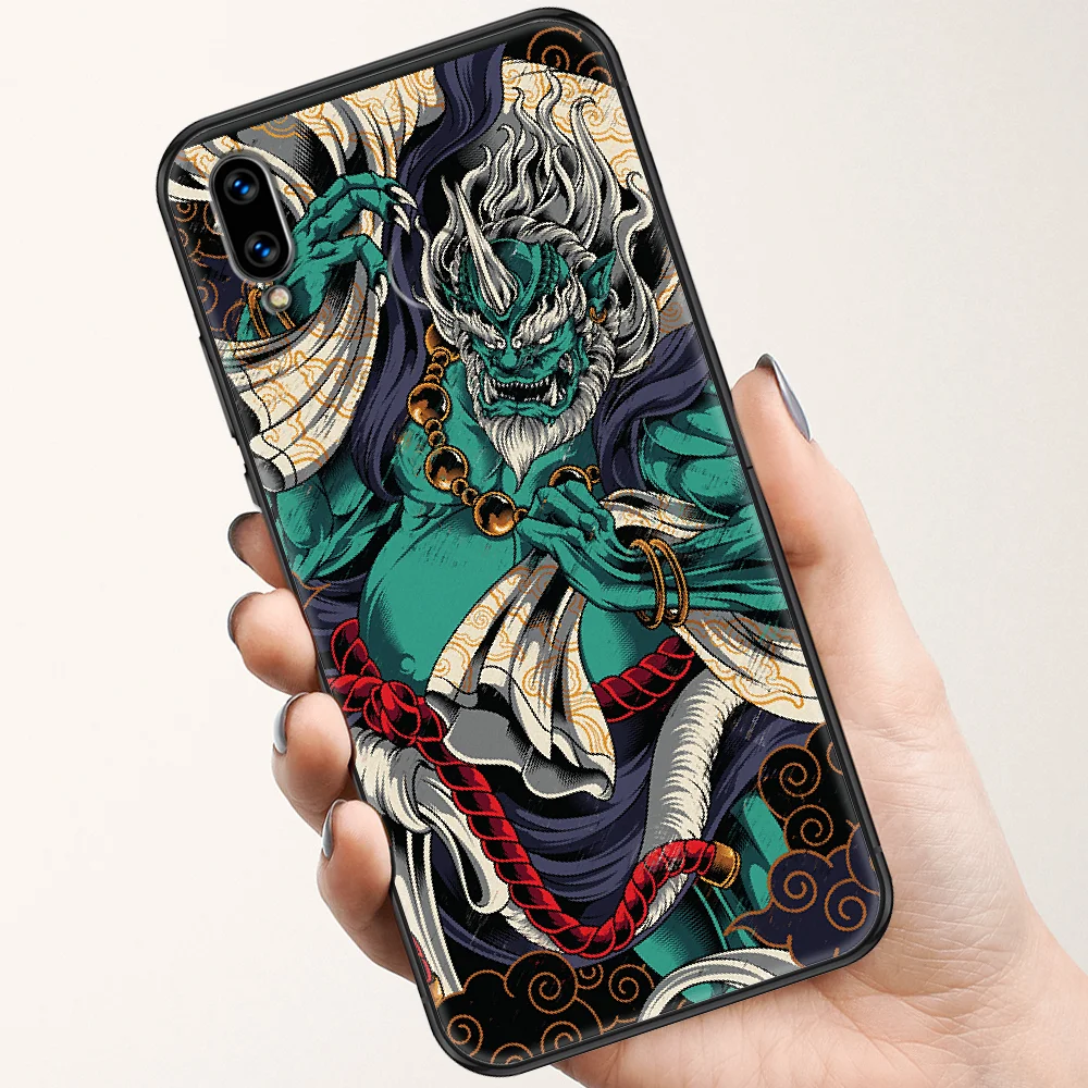 Чехол для телефона с японской Самурайской маской Hannya Huawei Honor 6A 7A 7C 8A 8X 8 9 9X 10 10i 20 Lite
