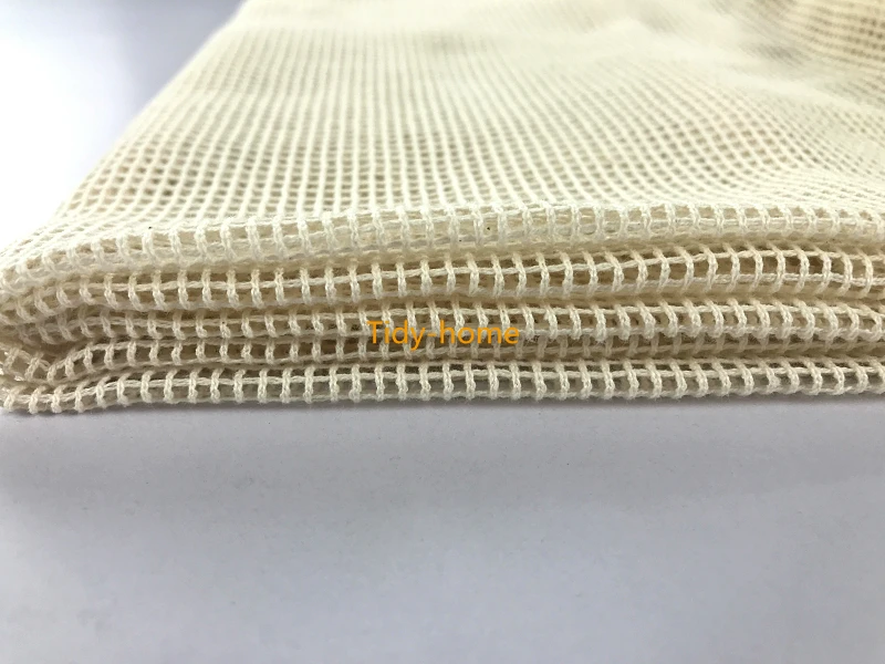 100% хлопок Экологичная многоразовая продуктовая сумка защитные сумки для фруктов