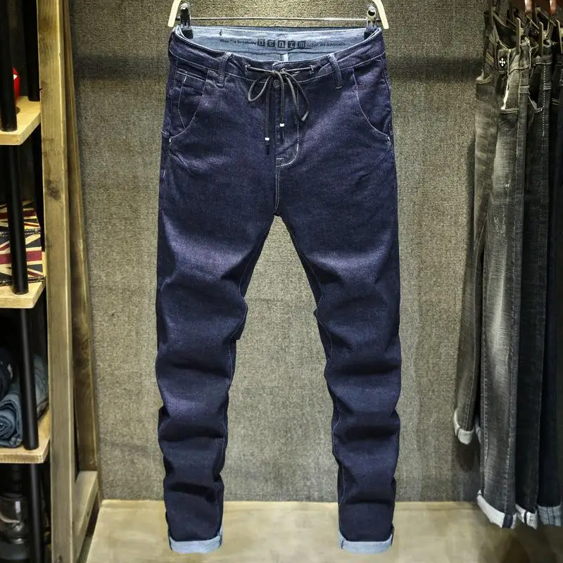 

Men's Fashion Trend Jeans Ripped Denim Pants Fashion Casual Loose Trousers