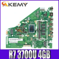 akemy for lenovo l340 15api l340 17api v155 15api laptop motherboard fg542 fg543 fg742 nm c101 cpu r7 3700u 4gb ram tested 100