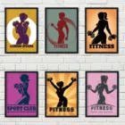 Абстрактная Картина на холсте для спортзала, фитнеса, настенное искусство, Декор для дома, картины, мотивационные цитаты, фотография для спальни