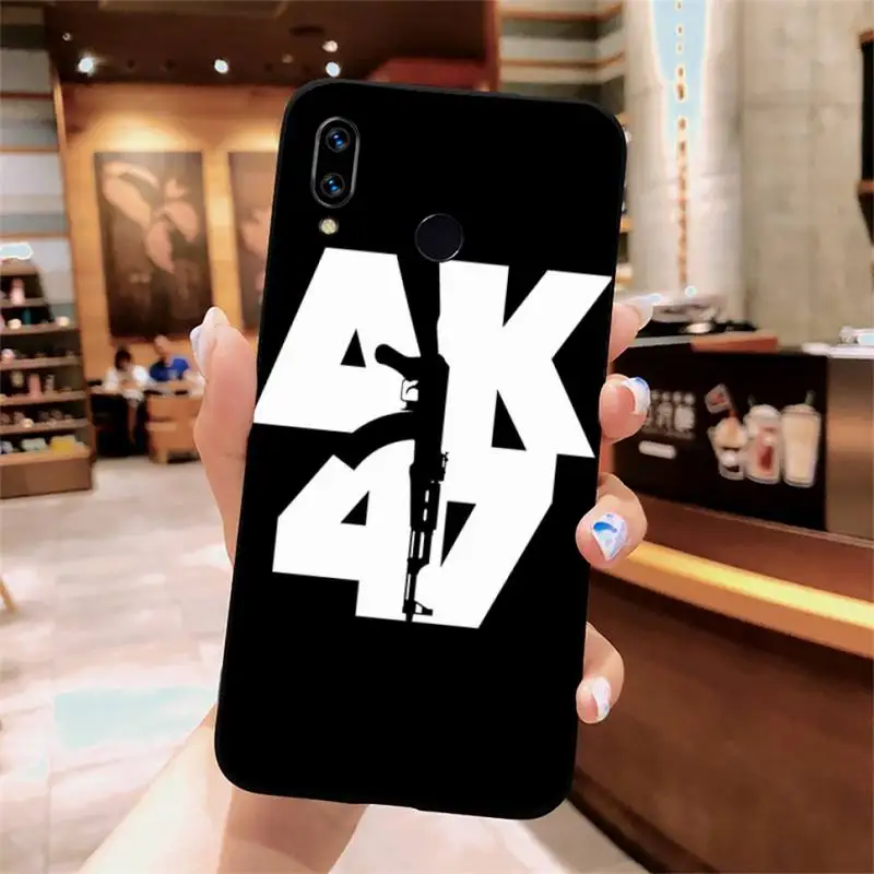

AK47 Gun pattern high quality Phone Case For Xiaomi Redmi note 7 8 9 t k30 max3 9 s 10 pro lite