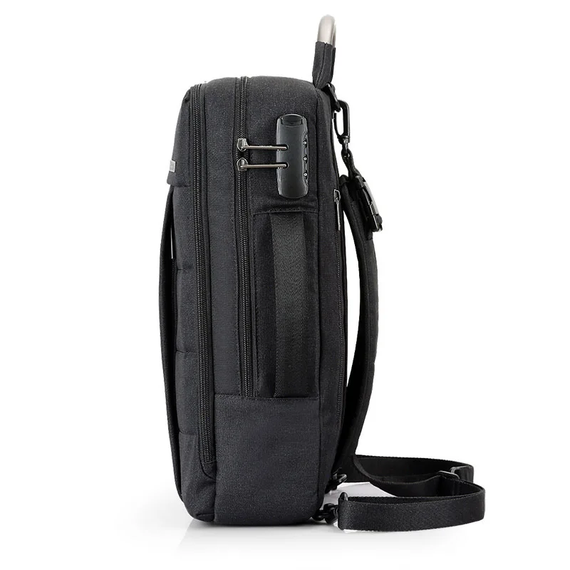 Fashion Waterproof Oxford Men Backpacks Anti Theft Password Lock Male Daily Business Short Trip Travel Laptop Bagpack | Багаж и сумки