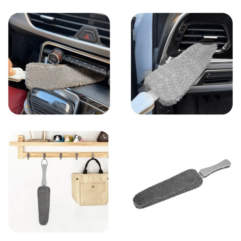 

Car Air Outlet Cleaning Brush Kit Multipurpose Clening Brush Household Cleaning Supplies Car Detailing Brush A70F