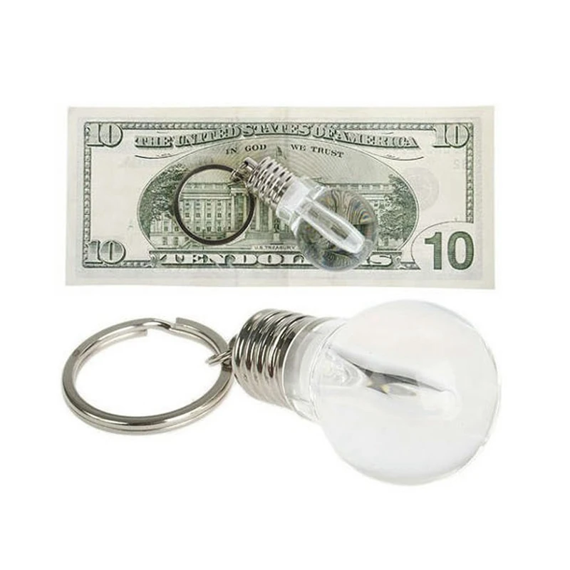 Color Random Antistress Rainbow Light Bulb Pendant Key Chain Funny Gadgets Toys Interesting Novelty Gags Practical Jokes |