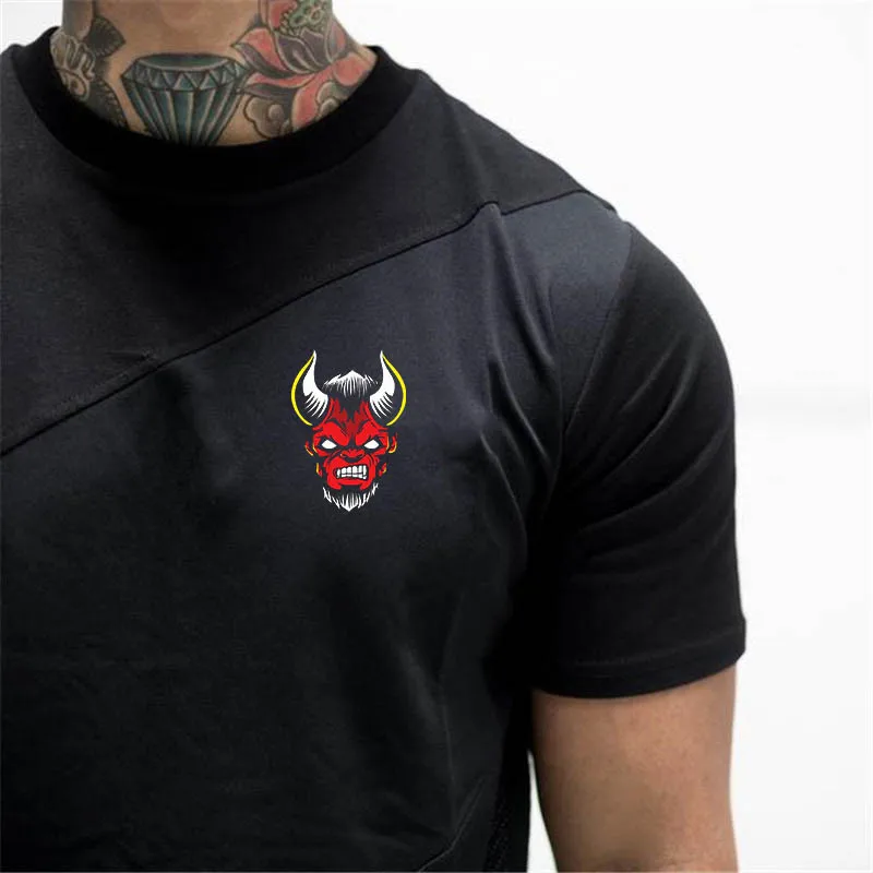 Футболка мужская с коротким рукавом брендовая тенниска из хлопка майка для