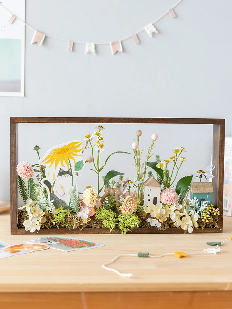 

Прикроватный ресторанный фон для телевизора, искусственная Растительная живопись для домашнего обеденного стола