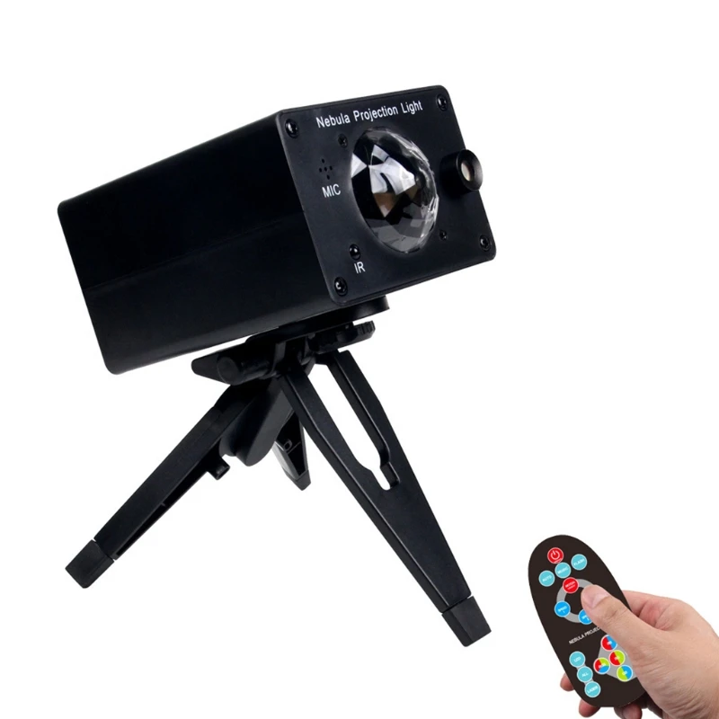 

Star Projector Lights Night Light LED Ocean Wave 8 Lighting Modes Lamp w/ Remote & Music Voice Control For Party Bedroom