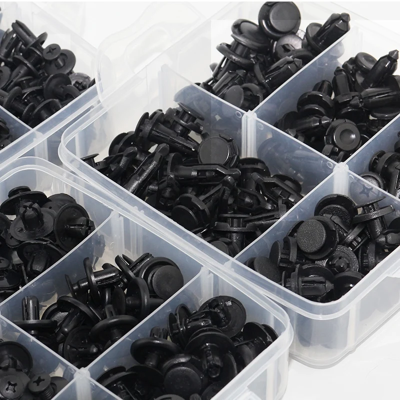 630 Pcs Car Retainer Clips Plastic Fasteners Kit Fender Rivet Auto Bumper for G-m Ford Toyota Honda Chrysle |