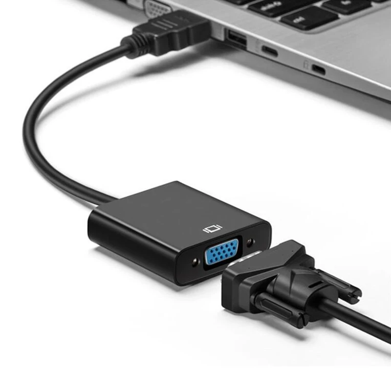 Адаптер HDMI в VGA конвертер формата типа папа мама 1080P для PS4/ПК/ТВ приставки|Кабели