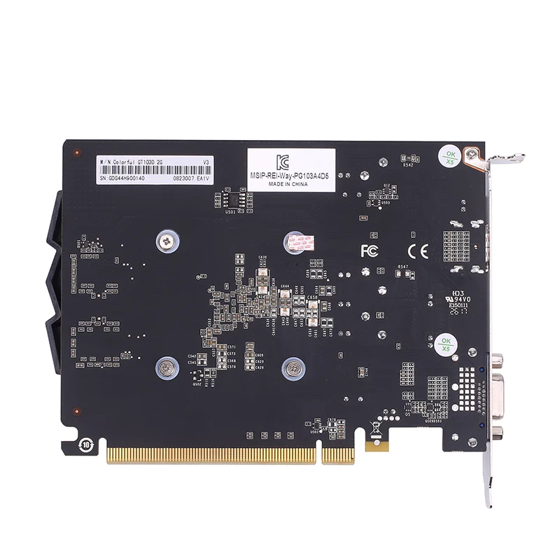 Новая красочная игровая видеокарта GT1030 2G V3 GDDR5 64 бит 1227 МГц/1468 МГц 14 нм | Компьютеры