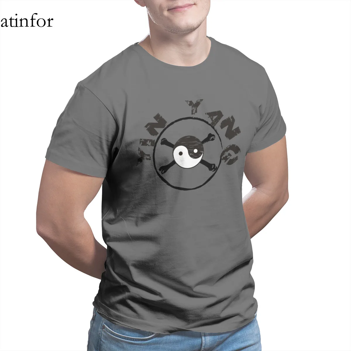 

Yin Yang T-Shirt Custom Games Vintage Couples Matching Cute Men Clothing 17420