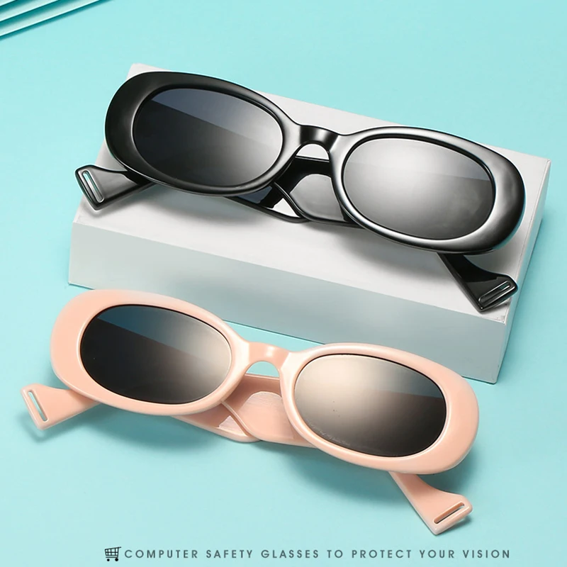 

Солнцезащитные очки овальные в стиле ретро для мужчин и женщин, модные роскошные брендовые дизайнерские привлекательные солнечные очки в м...