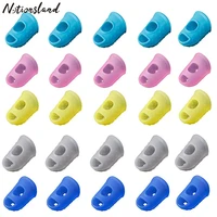 51020pcs silicone sewing thimbles protector sewing quilter finger tip craft needlework anti slip thimble sewing accessories