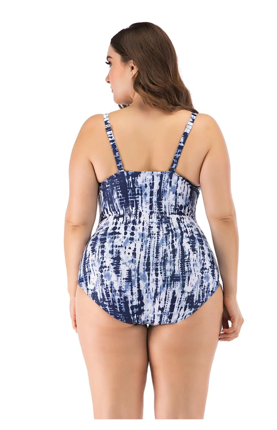 Drozeno Новый сексуальный цельный купальник женский с высокой талией размера плюс 4XL