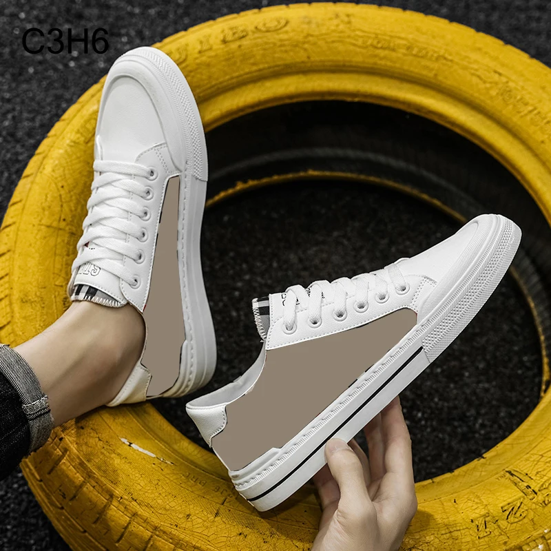 

Low top canvas shoes 2021 Fashion Men's Sneakers Light Breathable Shoes Men White Summer Shoes