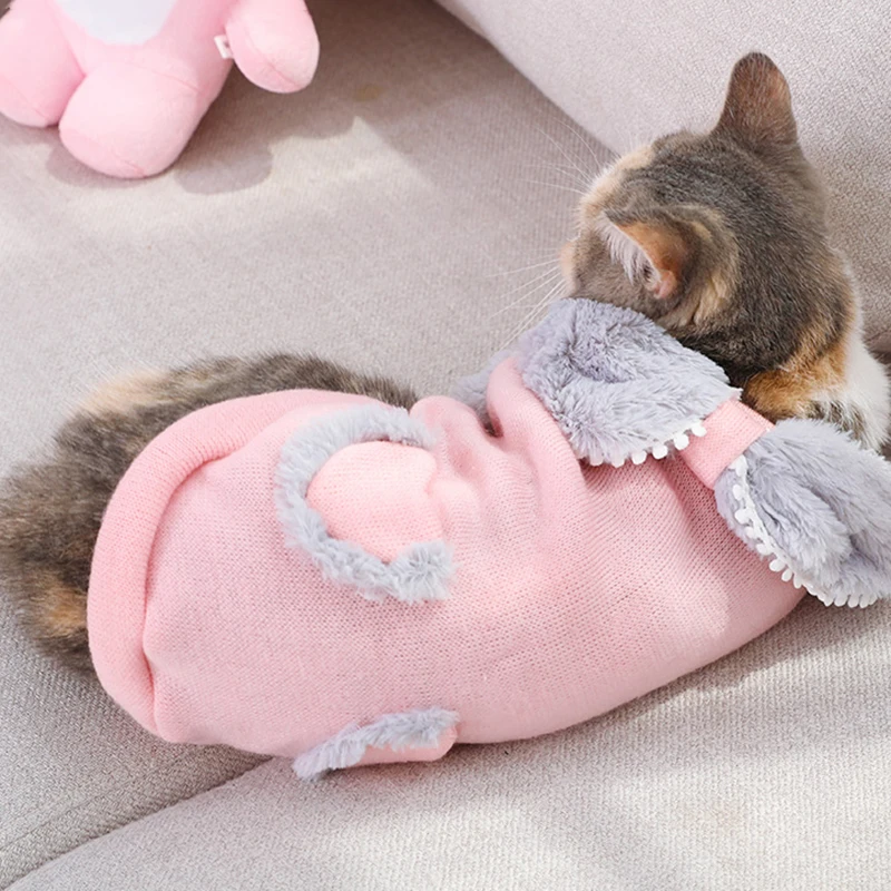 Теплая одежда для домашних животных Hoopet кошек на осень и зиму свитер маленького