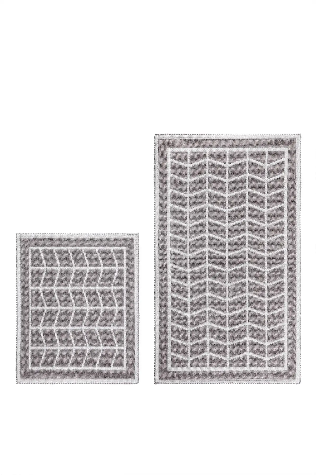 

Lozenge Cotton 2'li Bath Mat 60x100 - 50x60 Cm
