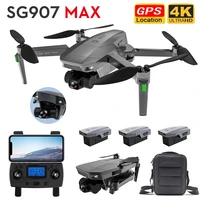sg907max sg907pro 4k gps drone with camera hd 3 axis gambal brushless quadcopter 5g wifi 25mins flight helicopter pksg906max