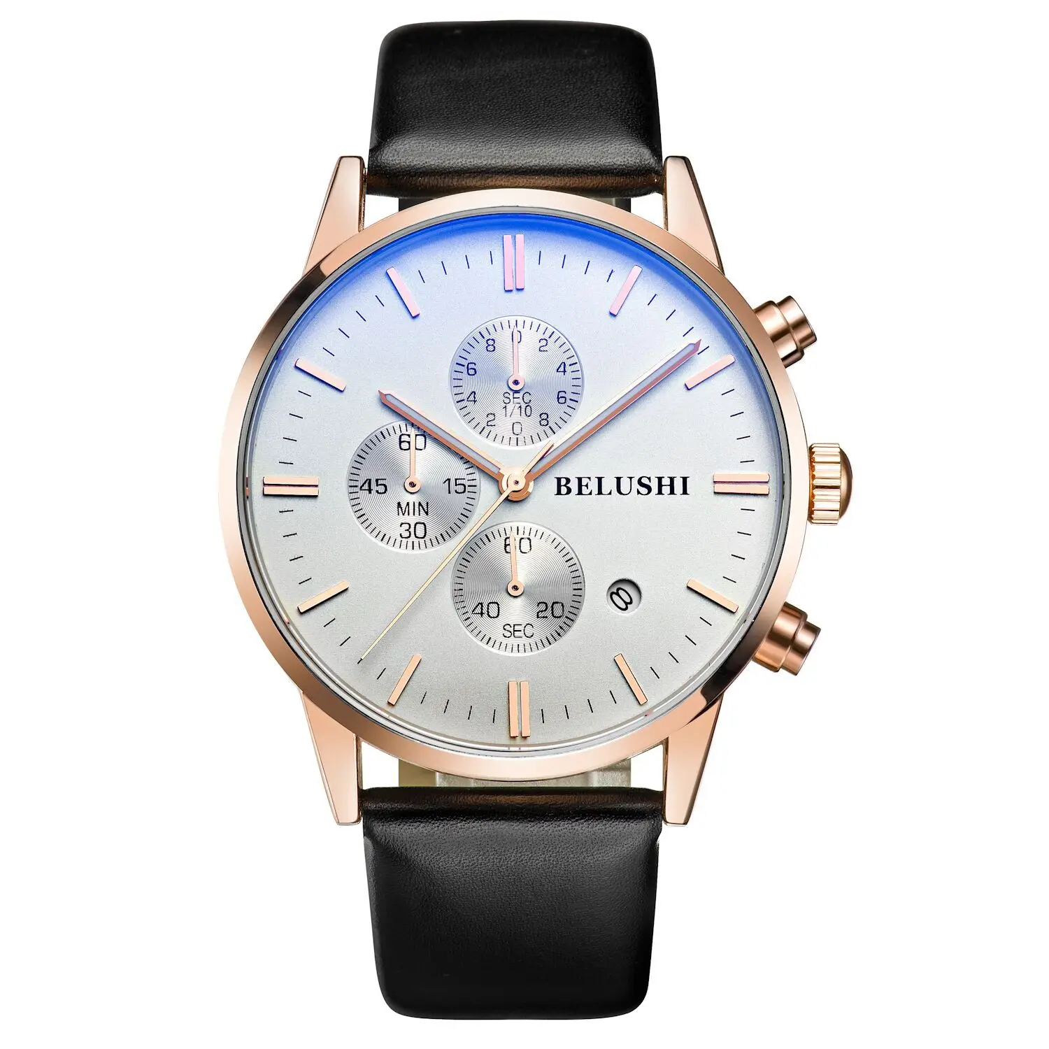 

Hot Fashion Men's Watch Calendar Quartz Watch Casual Watch Retro Belt Watch Waterproof Explosion-proof Models Can Be Customized
