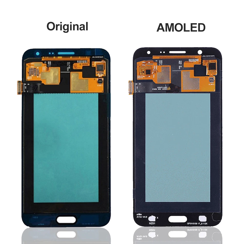Сменный ЖК дисплей AMOLED для SAMSUNG Galaxy J7 2015 J700 SM J700F J700H J700M сенсорный экран с цифровым