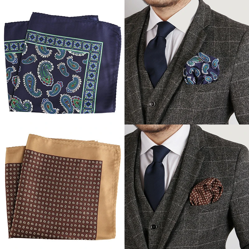 32 Цвета 2021 мужской носовой платок полиэстерный Карманный квадратный цветочный